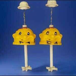 2 RARE Vintage 1960's Ideal MR. MIXIT Mechanical Drink Mixer